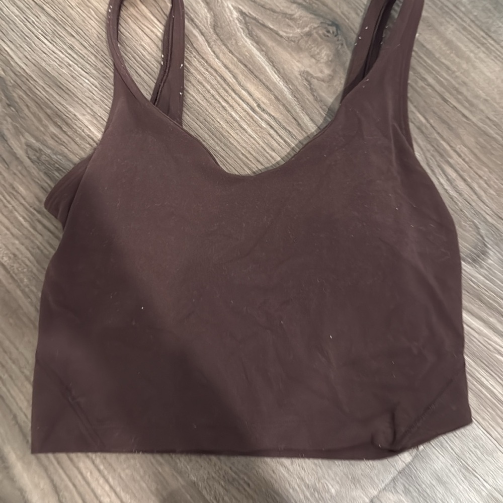 Lululemon align Chocolate Brown Tank Top